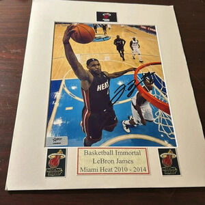 - LeBron James autograph
